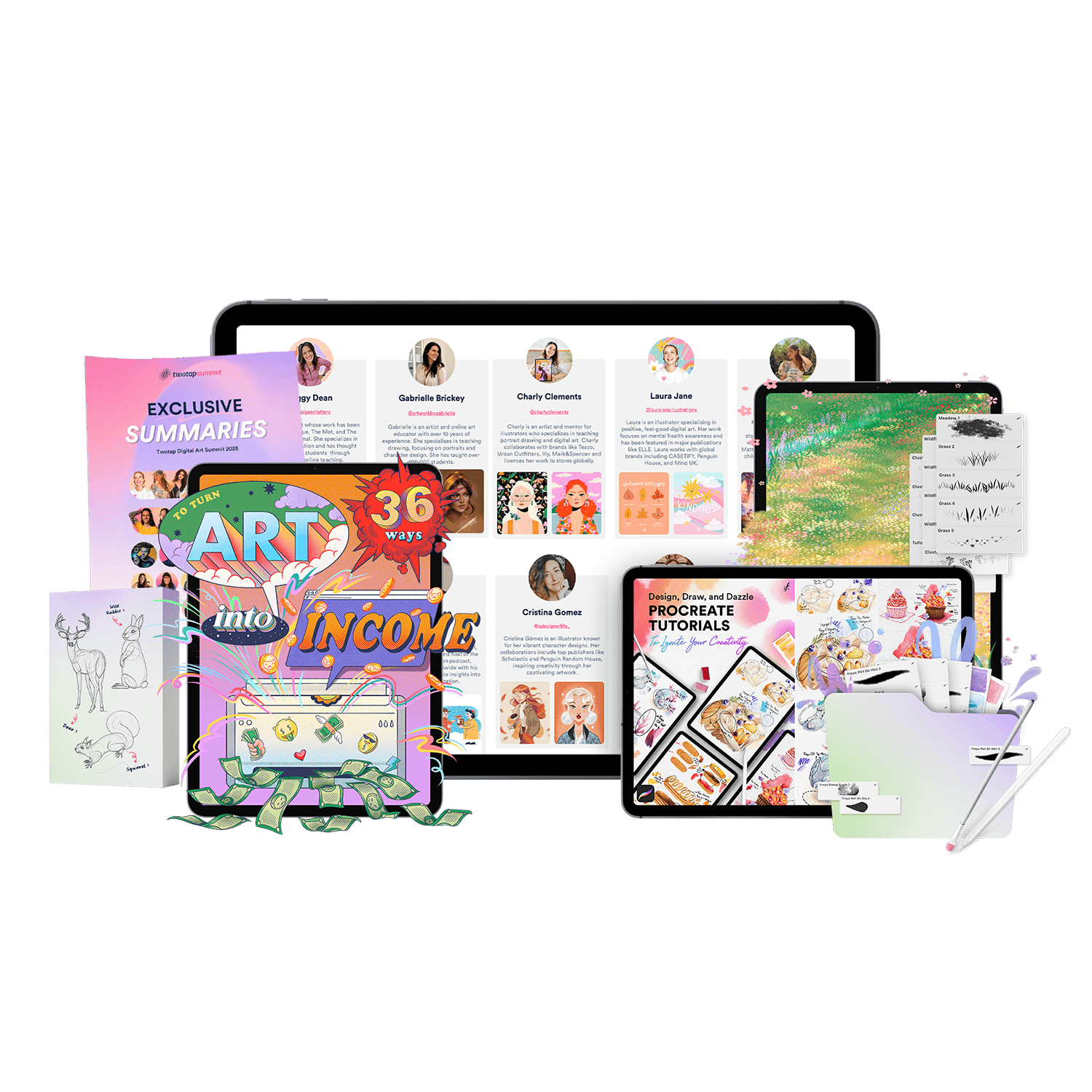 VIP Summit Pass - Lifetime Video Access, Full Course, 40+ Brushes, Exclusive bonuses