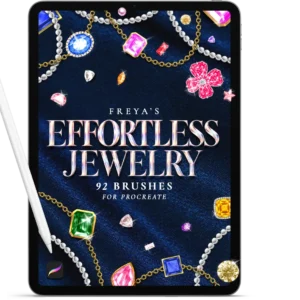 Jewelry Design in Procreate + Effortless Jewelry Brush Set